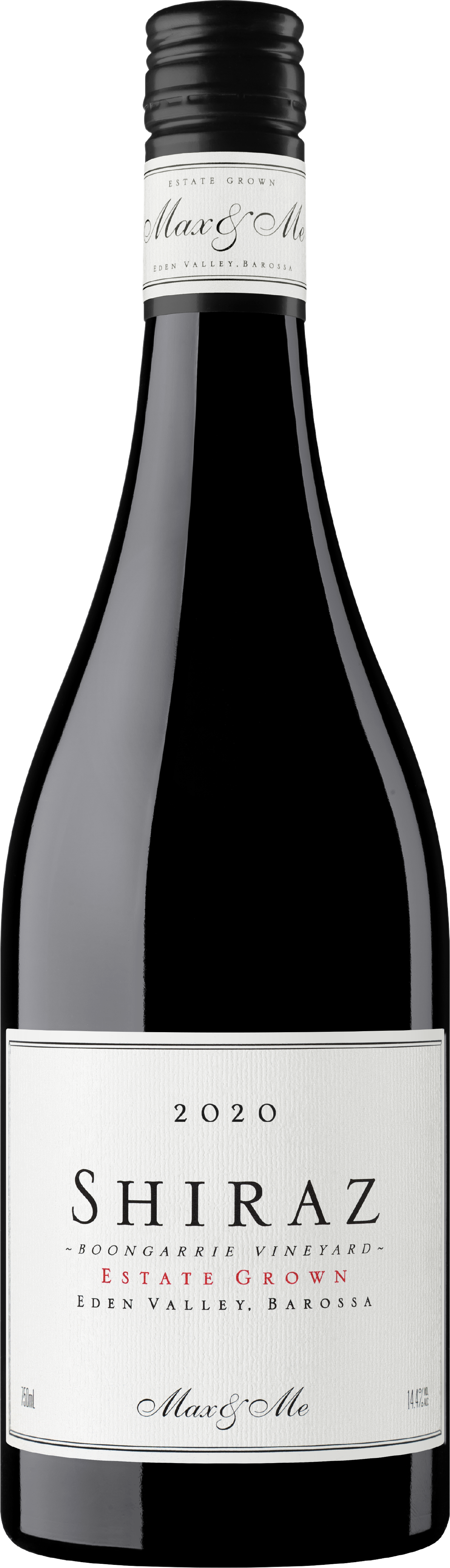 Max & Me Boongarrie Vineyard Shiraz 2020 Eden Valley